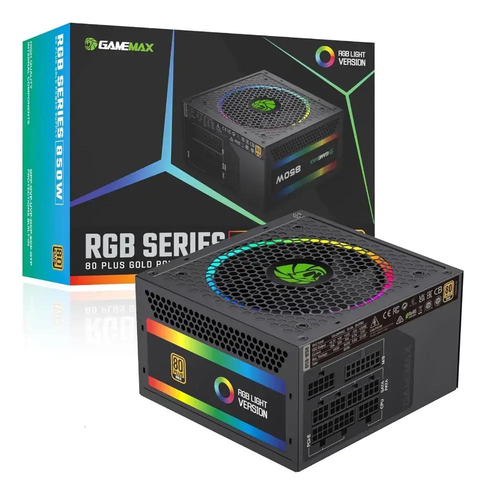 Fuente de Poder Gamemax VP-800-RGB-M - Fuentes de Poder - Imagen 1 Fuente de Poder Gamemax VP-800-RGB-M - Fuentes de Poder - Imagen 1