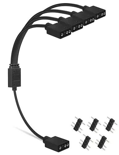 Cable Splitter 3 Pines para RGB - Cables y Adaptadores - Imagen 1 Cable Splitter 3 Pines para RGB - Cables y Adaptadores - Imagen 1