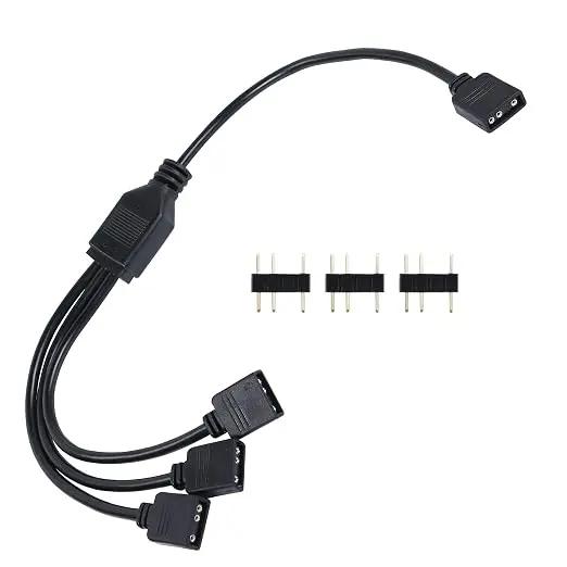 Cable Extensor 3 Pines Gamemax Rainbow ARGB Sync - Cables y Adaptadores - Imagen 1 Cable Extensor 3 Pines Gamemax Rainbow ARGB Sync - Cables y Adaptadores - Imagen 1
