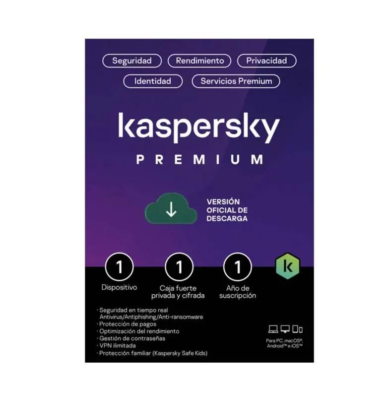 Licencia Kaspersky Premium Serial / 1 Dispositivo / 1 Año Base - Software y Licencias - Imagen 2 Licencia Kaspersky Premium Serial / 1 Dispositivo / 1 Año Base - Software y Licencias - Imagen 2