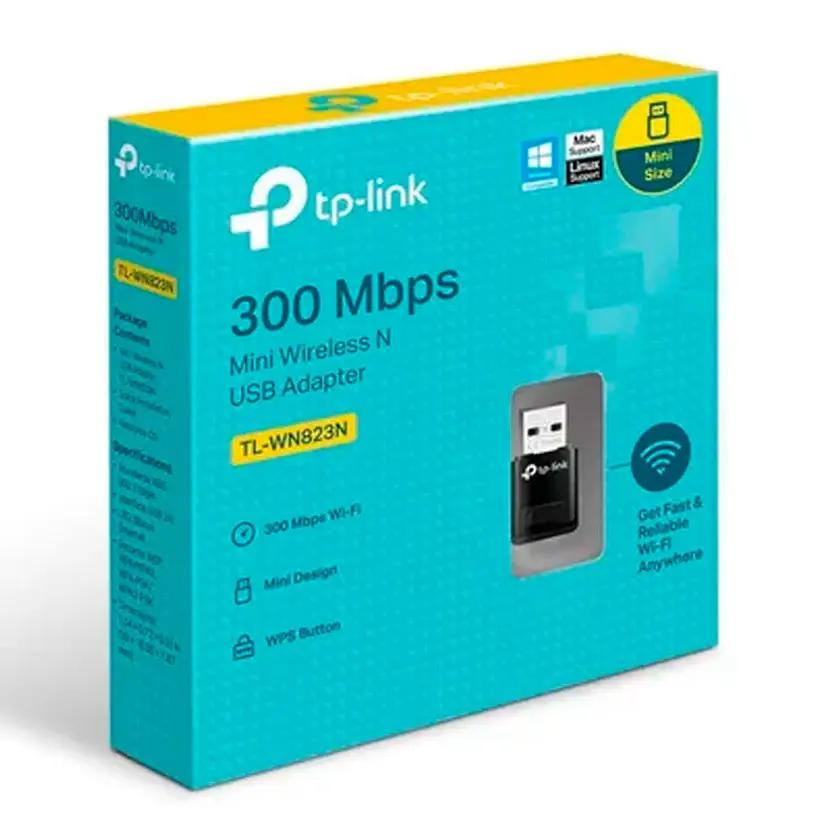 Adaptador WIFI USB Inal 300 Mbps TLWN823N - Redes y Conectividad - Imagen 1 Adaptador WIFI USB Inal 300 Mbps TLWN823N - Redes y Conectividad - Imagen 1