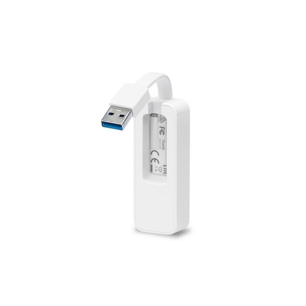 Adaptador de Red TPLINK Usb 3.0 a Gigabit COLOR Blanco - Componentes - Imagen 1 Adaptador de Red TPLINK Usb 3.0 a Gigabit COLOR Blanco - Componentes - Imagen 1