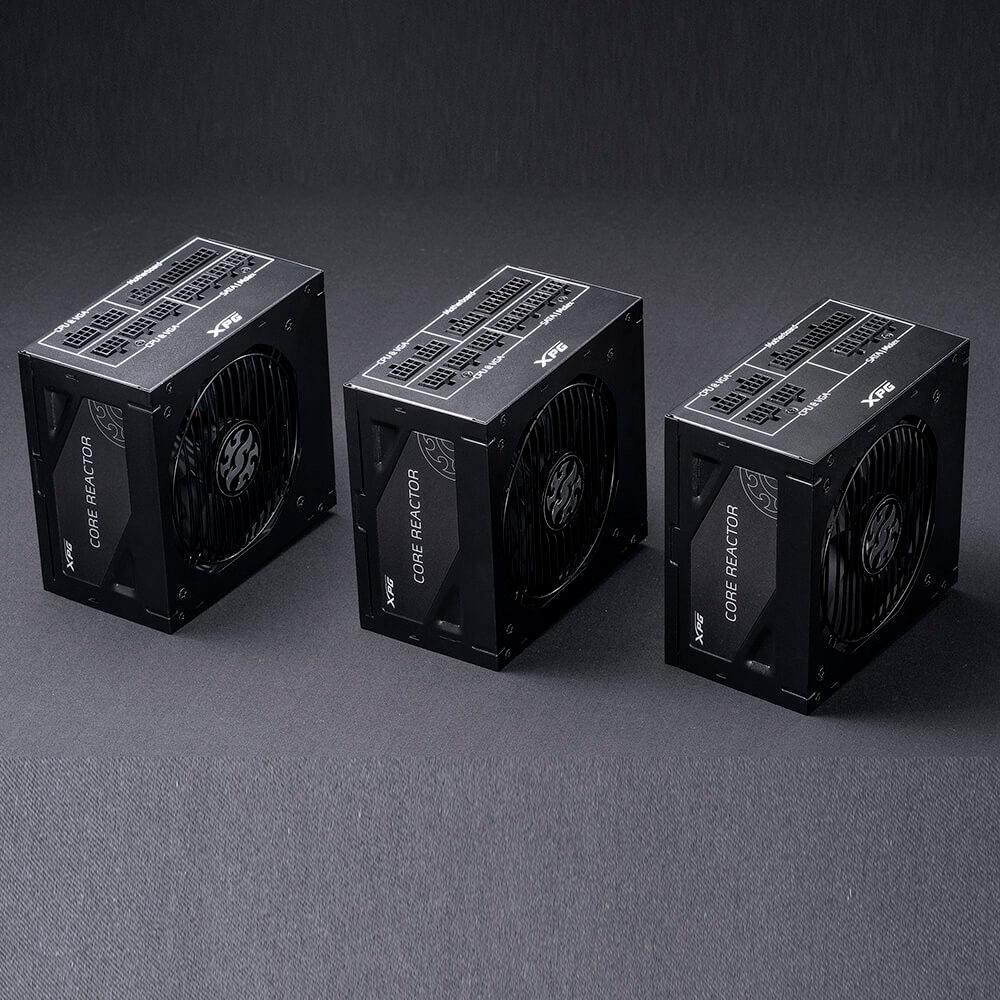 XPG CORE REACTOR II VE, Black, 80+ Gold, Full Modular, 850W, ATX 24x1, EPS 8x2, PCIE 6+2x3, MOLEXx2, 12VHPWRx1, SATAx6, TW Capacitor, - Componentes - Imagen 4 XPG CORE REACTOR II VE, Black, 80+ Gold, Full Modular, 850W, ATX 24x1, EPS 8x2, PCIE 6+2x3, MOLEXx2, 12VHPWRx1, SATAx6, TW Capacitor, - Componentes - Imagen 4