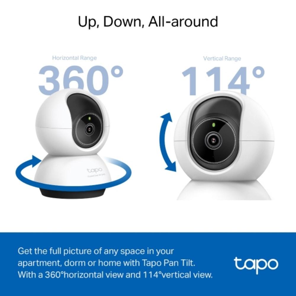 Cámara TPLINK de Vigilancia Wi-Fi de 360 Grados con Vista 2K 4MP y Detección IA Avanzada - Componentes - Imagen 3 Cámara TPLINK de Vigilancia Wi-Fi de 360 Grados con Vista 2K 4MP y Detección IA Avanzada - Componentes - Imagen 3