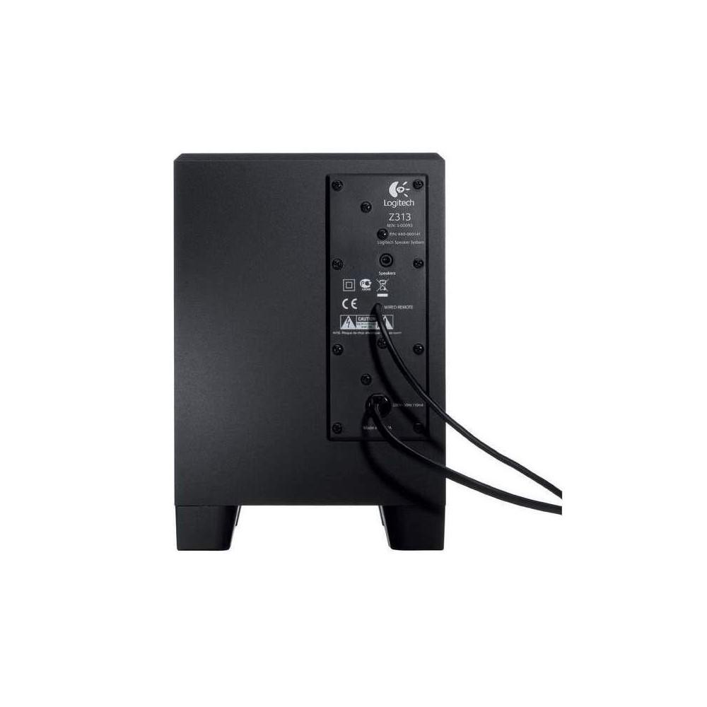 Parlante LOGITECH Z313 Con Subwoofer 2.1 Potencia 25W COLOR Negro - Componentes - Imagen 2 Parlante LOGITECH Z313 Con Subwoofer 2.1 Potencia 25W COLOR Negro - Componentes - Imagen 2