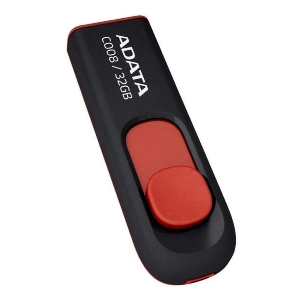 Memoria USB ADATA 2.0 C008 Retráctil 32GB COLOR Negra - Componentes - Imagen 2 Memoria USB ADATA 2.0 C008 Retráctil 32GB COLOR Negra - Componentes - Imagen 2