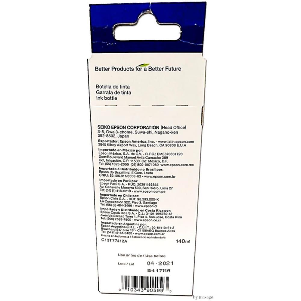 Botella de Tinta EPSON T774120 AL M200 COLOR Negro Pigmentada - Componentes - Imagen 4 Botella de Tinta EPSON T774120 AL M200 COLOR Negro Pigmentada - Componentes - Imagen 4
