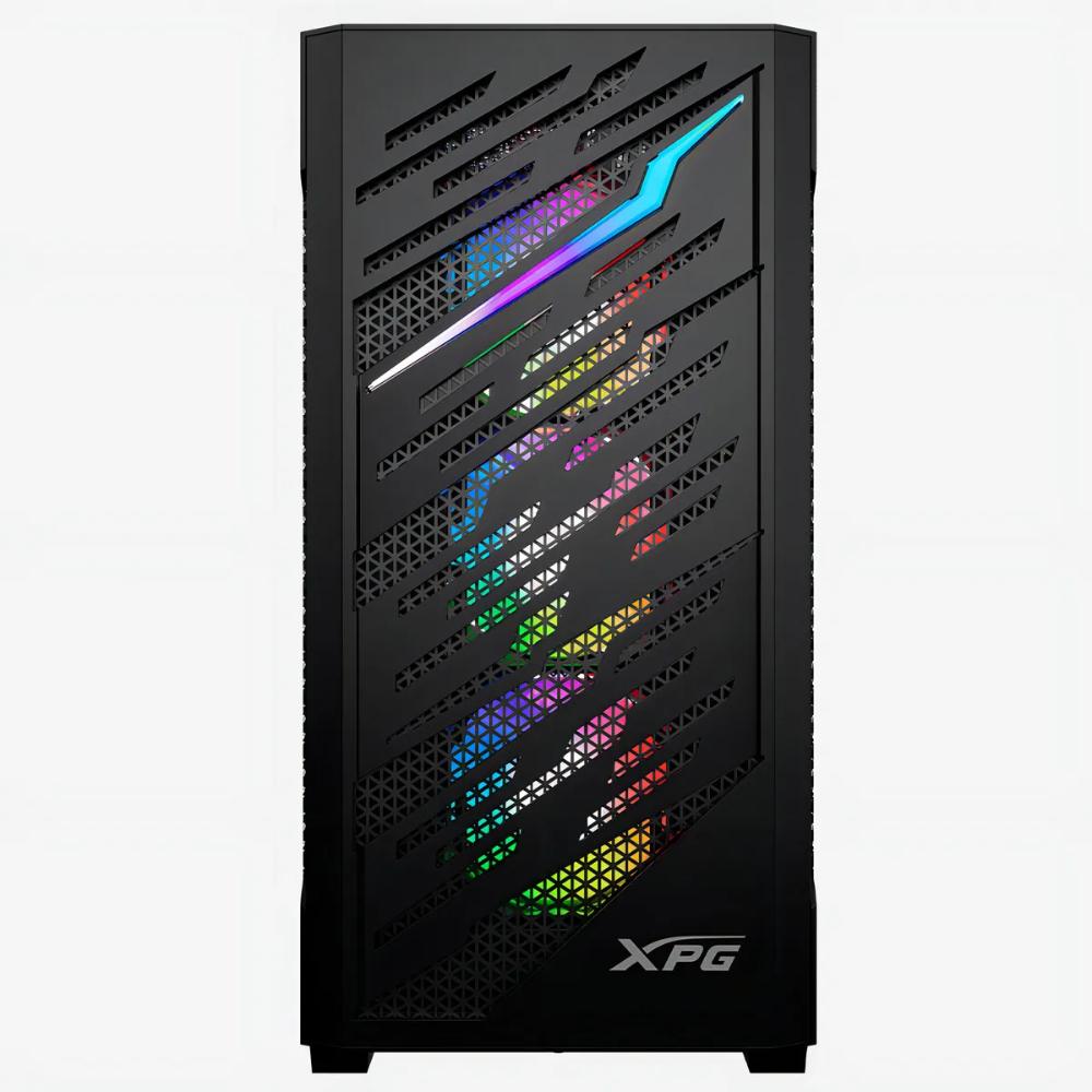 XPG STARKER AIR BTF, Negro, soporta placas base con diseño de conector inverso, Torre Media ATX, 2.5'' y 3.5'' pulgadas x2, I/O: USB-C x1, USB-A x2, Audio HD x1, control LED x1, Reinicio x1, Poder x1, Ventilador ARGB: 4 x Ventiladores de 120mm (Frontal x3, Trasero x1), Ventilador: (Trasero x1), 2 Años de Garantía - Componentes - Imagen 2 XPG STARKER AIR BTF, Negro, soporta placas base con diseño de conector inverso, Torre Media ATX, 2.5'' y 3.5'' pulgadas x2, I/O: USB-C x1, USB-A x2, Audio HD x1, control LED x1, Reinicio x1, Poder x1, Ventilador ARGB: 4 x Ventiladores de 120mm (Frontal x3, Trasero x1), Ventilador: (Trasero x1), 2 Años de Garantía - Componentes - Imagen 2