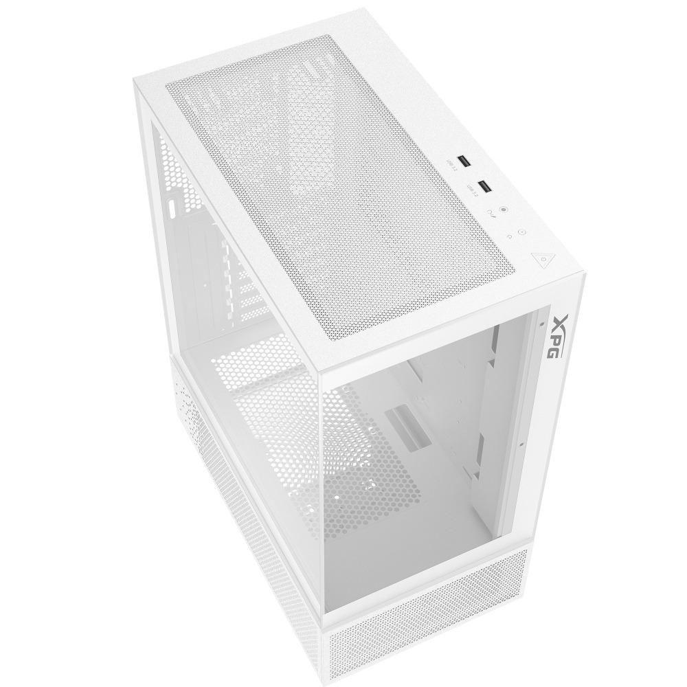 XPG INVADER X MINI, Blanco, ATX Torre Media, 3.5incx2, I/O:USB-Cx1, USBx2, HD Audiox1, Resetx1, Powerx1,Ventilador ARGB Invertido: (Topx2, Speratex2), Ventilador:(Rearx1), 2 Años de Garantía - Componentes - Imagen 4 XPG INVADER X MINI, Blanco, ATX Torre Media, 3.5incx2, I/O:USB-Cx1, USBx2, HD Audiox1, Resetx1, Powerx1,Ventilador ARGB Invertido: (Topx2, Speratex2), Ventilador:(Rearx1), 2 Años de Garantía - Componentes - Imagen 4
