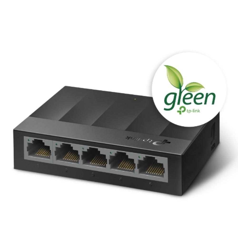 Switch TPLINK Gigabit de escritorio de 5 puertos, 10/100 /1000 - Componentes - Imagen 2 Switch TPLINK Gigabit de escritorio de 5 puertos, 10/100 /1000 - Componentes - Imagen 2