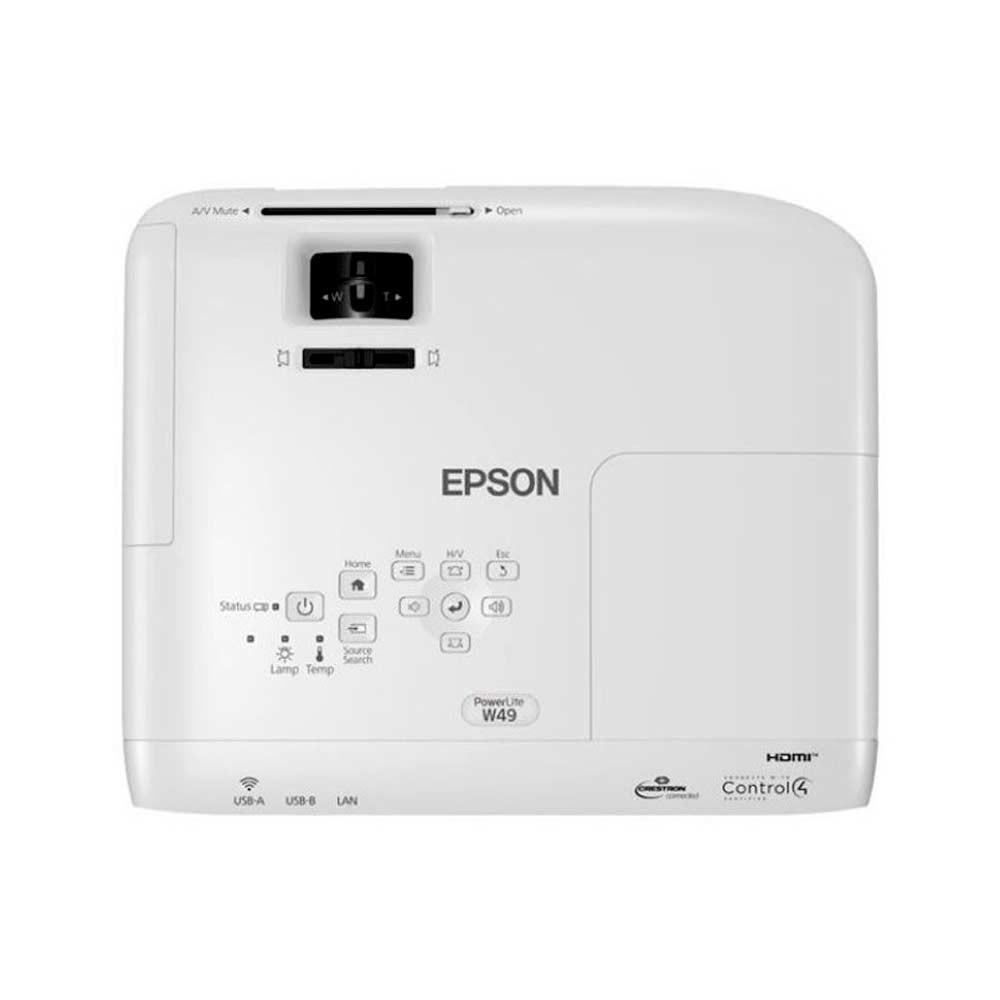 Video Proyector Portátil Epson PowerLite W49 3LCD WXGA con HDMI Blanco - Componentes - Imagen 3 Video Proyector Portátil Epson PowerLite W49 3LCD WXGA con HDMI Blanco - Componentes - Imagen 3
