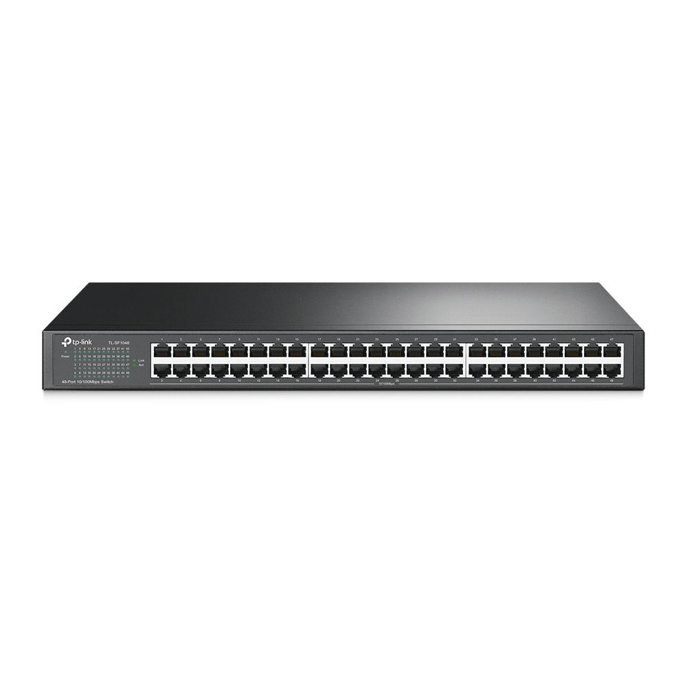 Switch TP-LINK NO Administrable 48 Puertos RJ45 10/100 Mbps Para Rack COLOR Negro - Componentes - Imagen 1 Switch TP-LINK NO Administrable 48 Puertos RJ45 10/100 Mbps Para Rack COLOR Negro - Componentes - Imagen 1