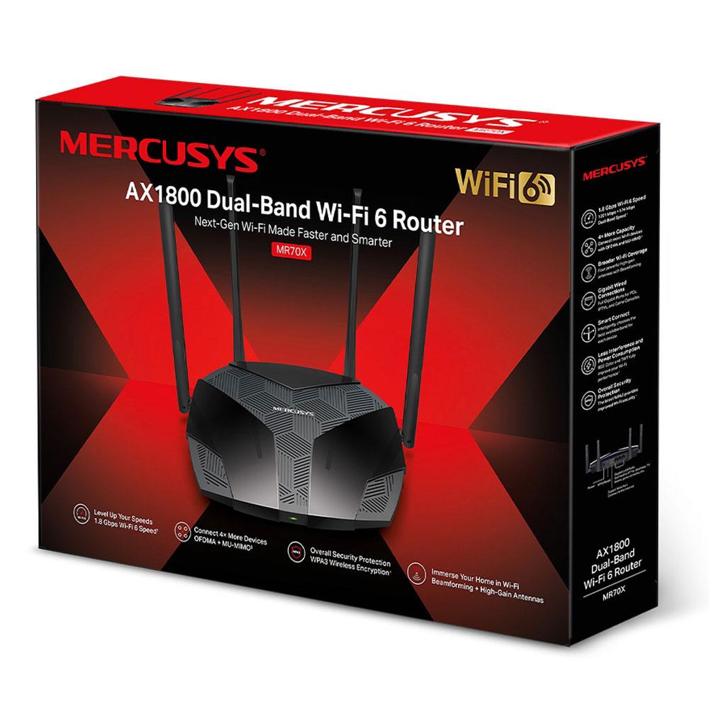 Router Mercusys Ax1800 TPLINK Doble Banda COLOR Negro - Componentes - Imagen 4 Router Mercusys Ax1800 TPLINK Doble Banda COLOR Negro - Componentes - Imagen 4