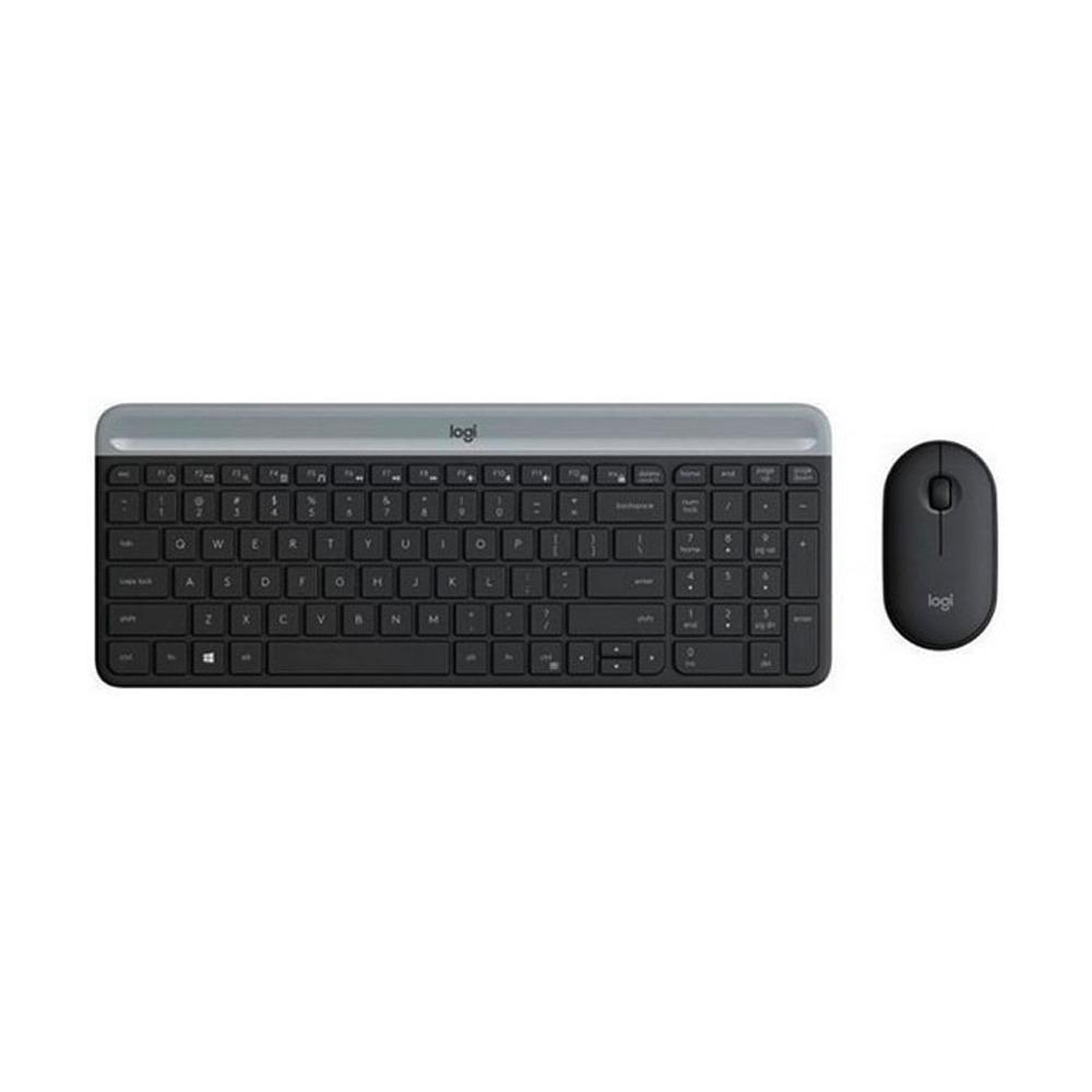 Combo Teclado + Mouse Inalámbricos Logitech MK470 Slim Color Grafito - Componentes Combo Teclado + Mouse Inalámbricos Logitech MK470 Slim Color Grafito - Componentes