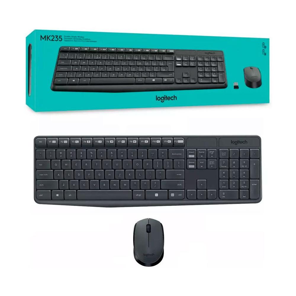 Combo Teclado + Mouse Inalámbricos Logitech MK295 Silent Color Grafito - Componentes Combo Teclado + Mouse Inalámbricos Logitech MK295 Silent Color Grafito - Componentes