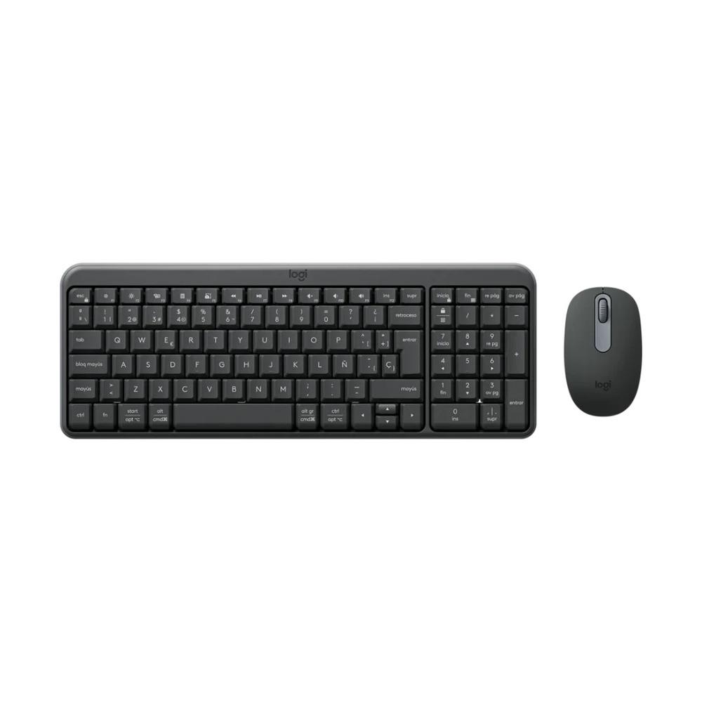 Combo Teclado + Mouse Inalámbricos Logitech MK250 Color Grafito - Componentes Combo Teclado + Mouse Inalámbricos Logitech MK250 Color Grafito - Componentes