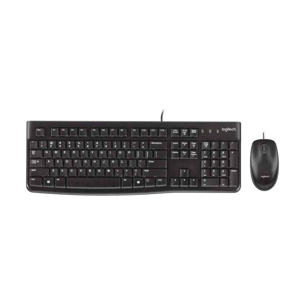 Combo Teclado + Mouse Alámbricos Logitech MK120 Color Negro - Componentes Combo Teclado + Mouse Alámbricos Logitech MK120 Color Negro - Componentes