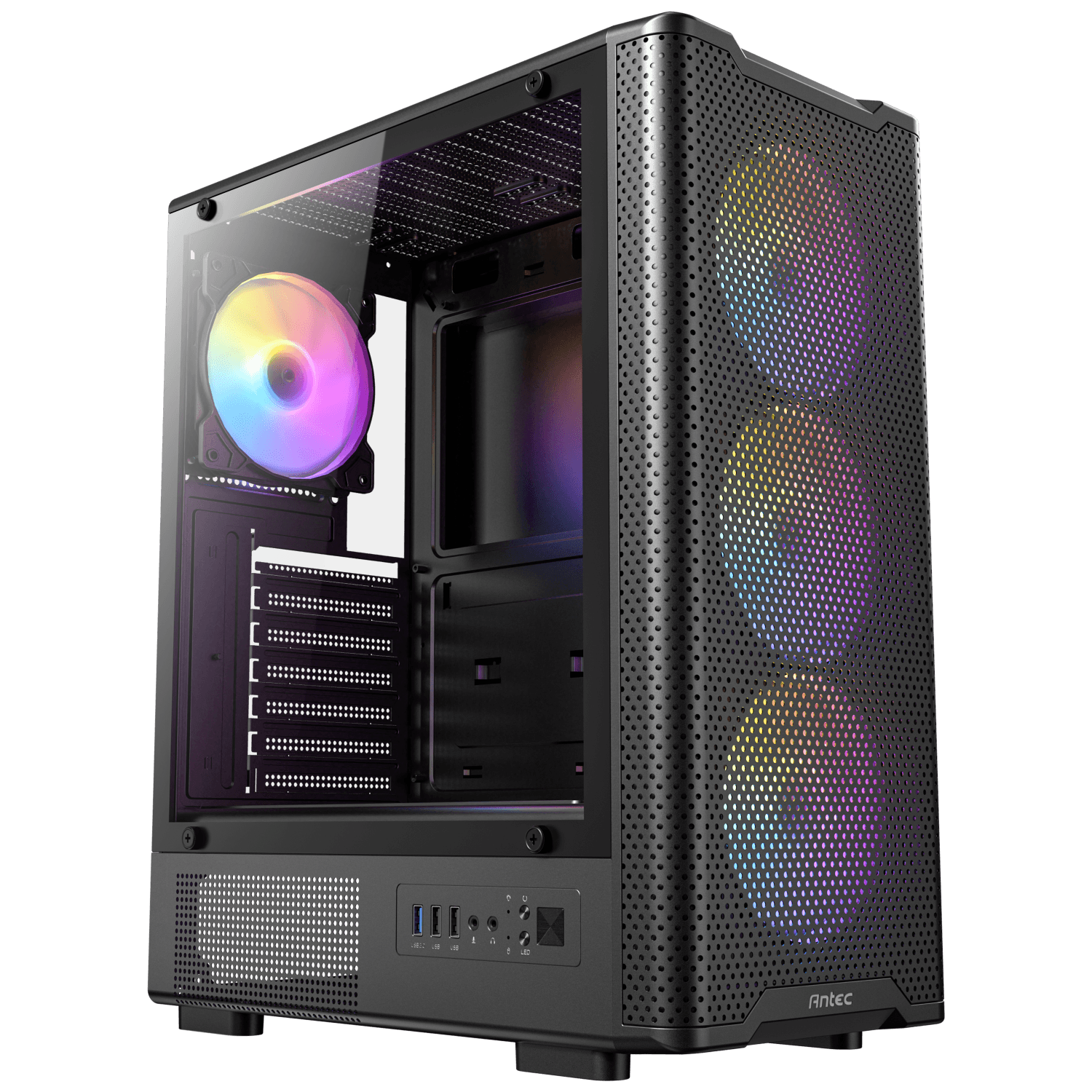 Chasis Antec VX310 ARGB con 4 ventiladores - Chasis y Gabinetes - Imagen 1 Chasis Antec VX310 ARGB con 4 ventiladores - Chasis y Gabinetes - Imagen 1